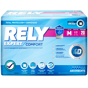 Producto pañales para adultos Rely comfort talla M