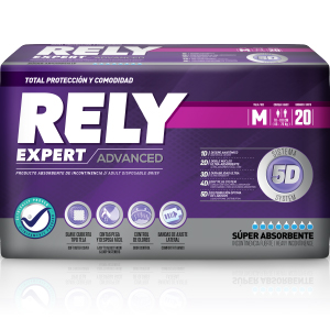Producto pañales para adultos Rely advanced talla M