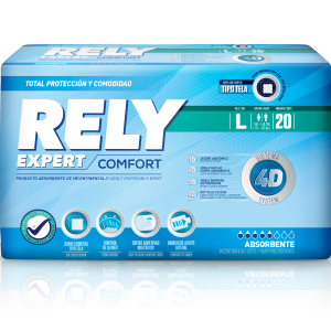 Producto pañales para adultos Rely comfort talla L